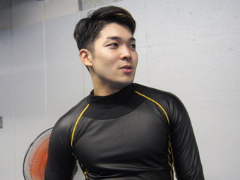 選手の写真です。