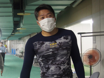 選手の写真です。