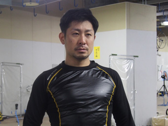 選手の写真です。