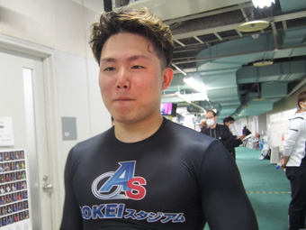 選手の写真です。