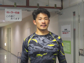 選手の写真です。