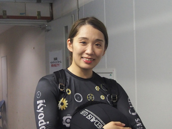選手の写真です。