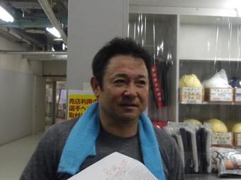 選手の写真です。