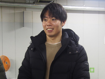 選手の写真です。