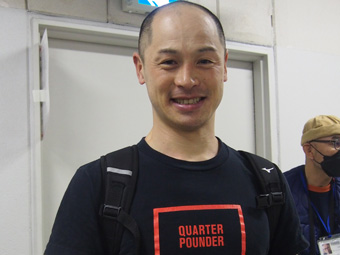 選手の写真です。