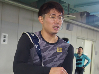 選手の写真です。