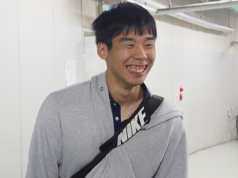 選手の写真です。