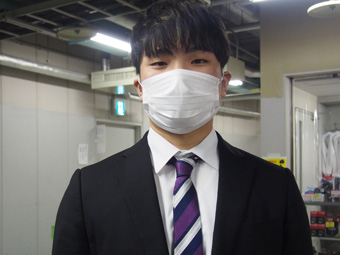 選手の写真です。