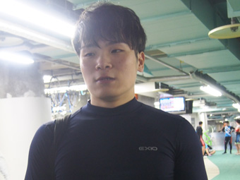 選手の写真です。