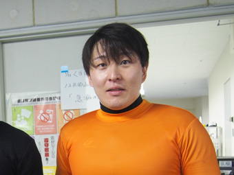 選手の写真です。