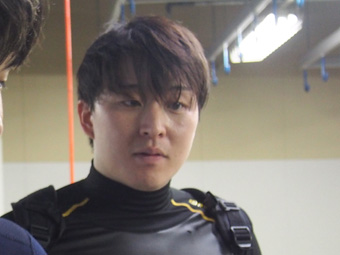 選手の写真です。