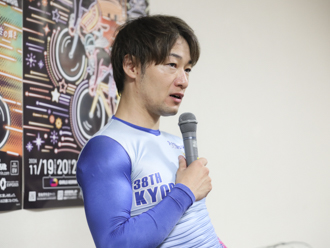 選手の写真です。