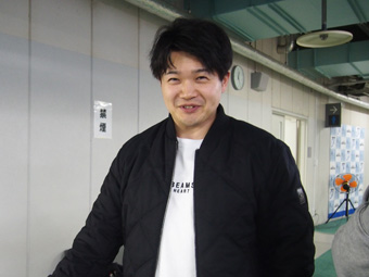 選手の写真です。