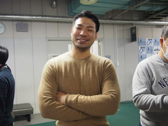 選手の写真です。