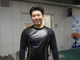 選手の写真です。
