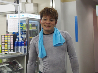 選手の写真です。