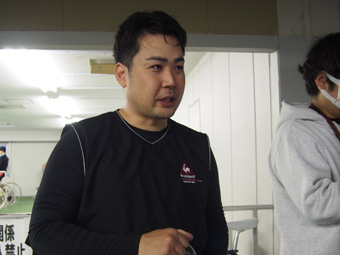 選手の写真です。