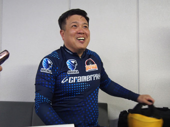 選手の写真です。