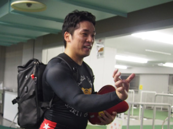 選手の写真です。
